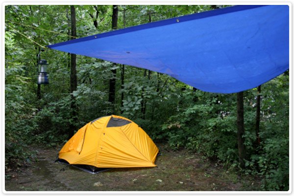 Uses for Tarps - Camping 1