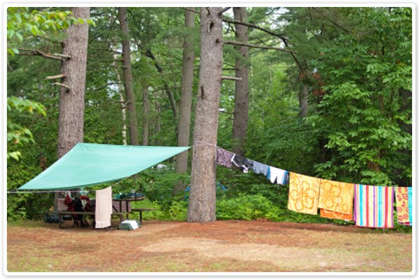 Uses for Tarps - Camping 2